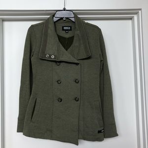 Brooklyn Industries olive sweater blazer, size XS